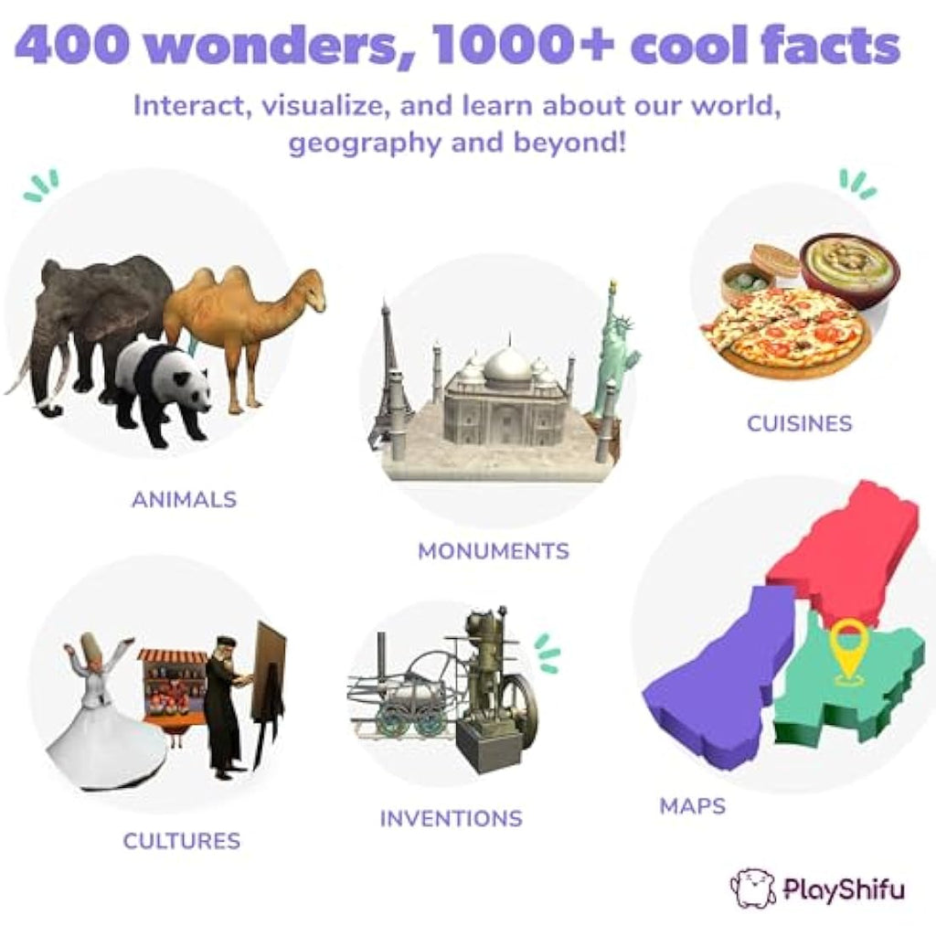 PlayShifu Orboot Earth: Interactive AR Educational Globe STEM Toy for Kids