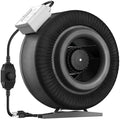 VIVOSUN 200mm Inline Duct Fan | 740 CFM Extractor with Speed Control