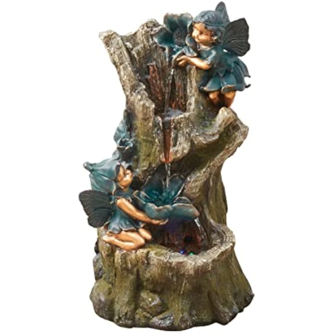 Spellbound Resin Garden Water Feature with LED Light