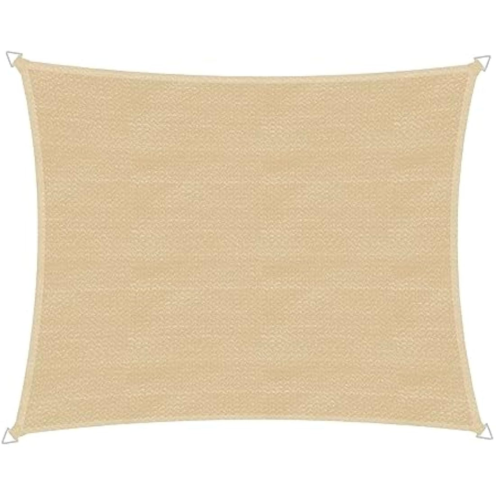 Windhager Capri Sun Sail – 3x4m HDPE UV Resistant Shade, Champagne