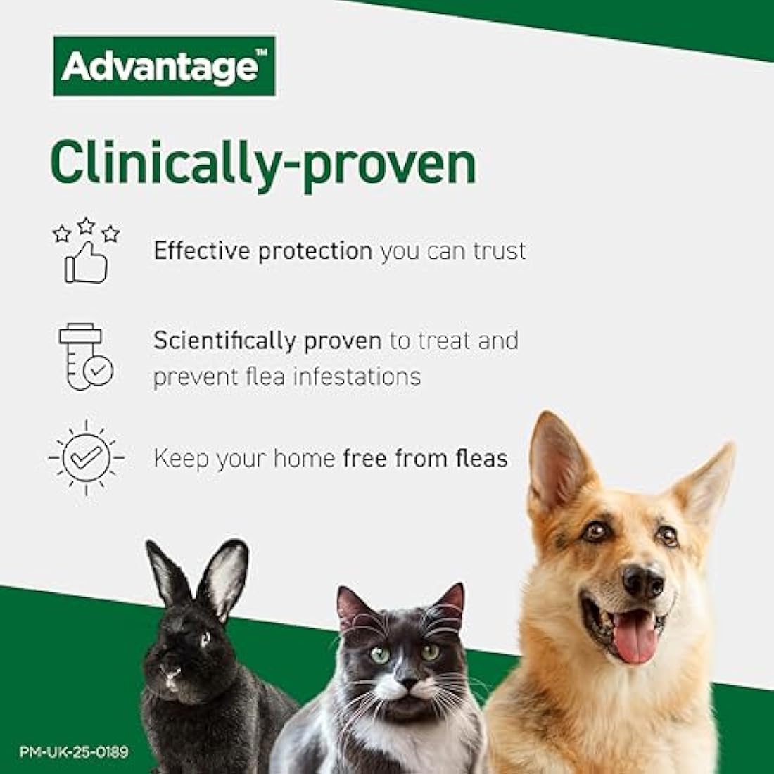 Advantage Flea Treatment for Large Cats and Rabbits Over 4kg | 4 Pipettes