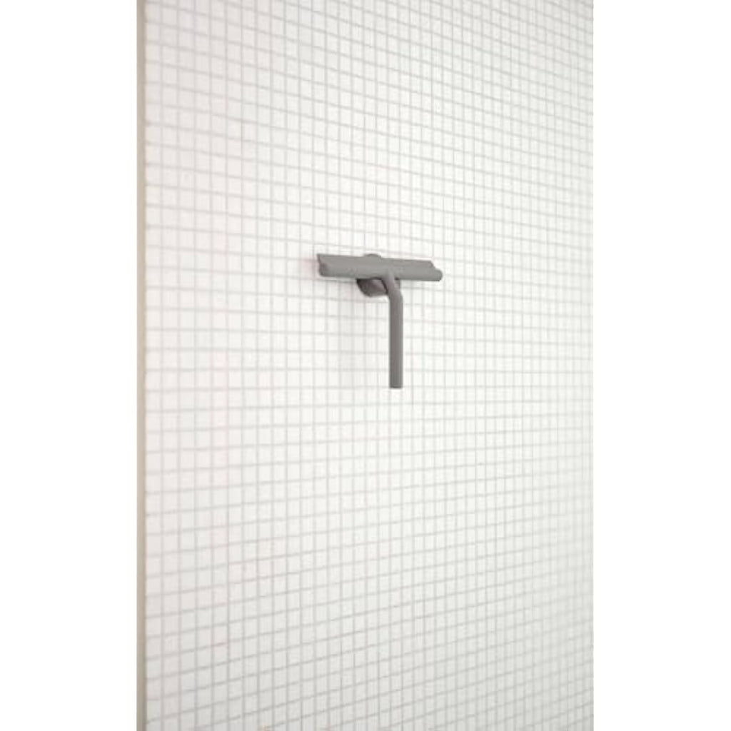Zone Denmark Silicone Shower Squeegee – Gray Modern Bathroom Tool