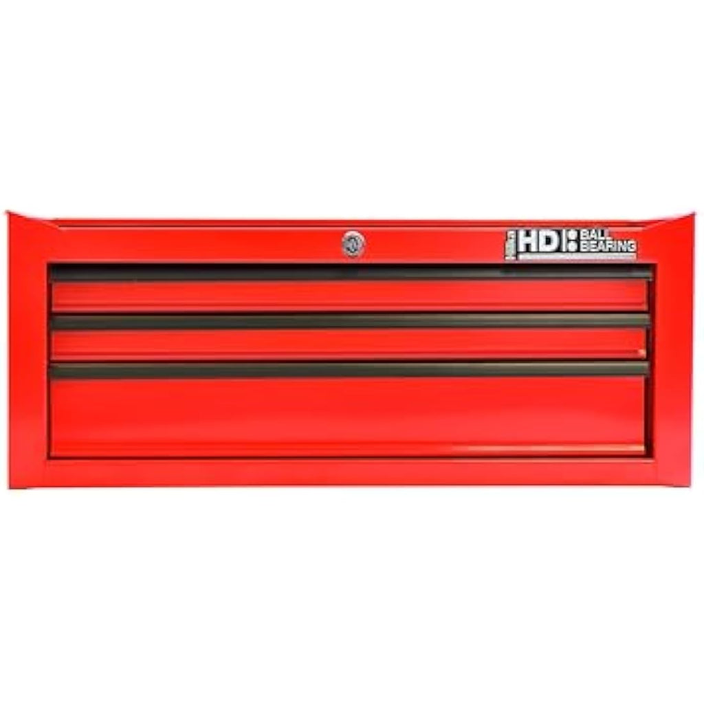 Hilka G301C3BBS 3-Drawer Steel Tool Chest with Ball Bearings - Red