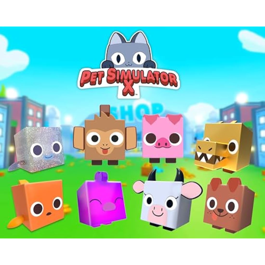 Pet Simulator X Mystery Pets 2-Pack – Series 1 Figures with Rare DLC