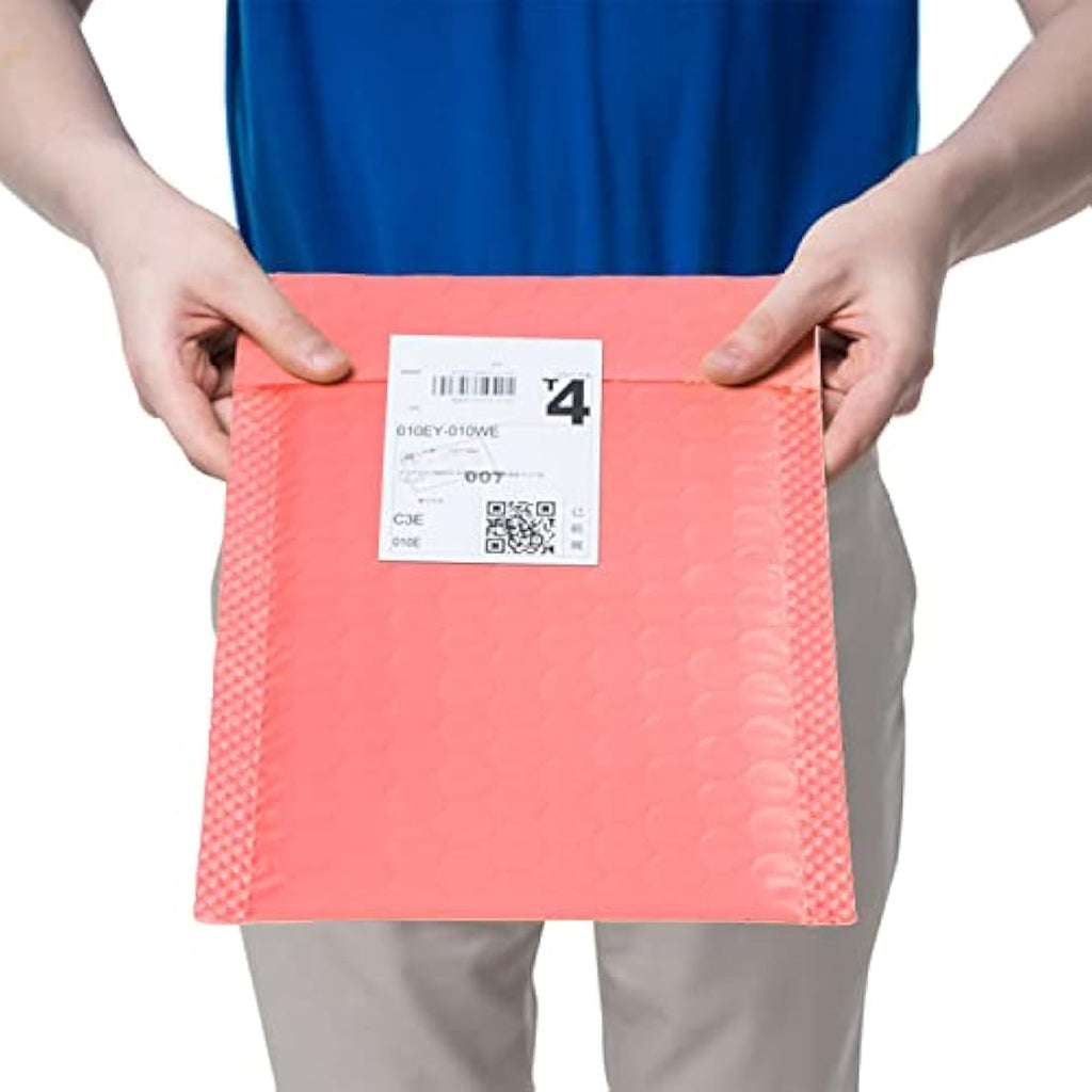 VEYLIN Pink Poly Bubble Mailers – 24 Pack Small Padded Envelopes