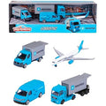 Majorette Maersk Transport Gift Set – 4 Die-Cast Model Vehicles