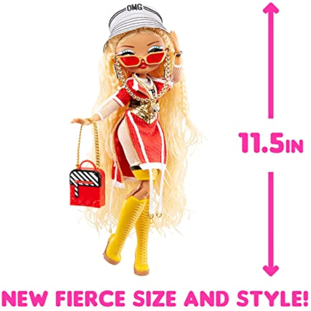 LOL Surprise OMG Fierce Swag Fashion Doll – 11.5" Posable Toy with 15 Surprises