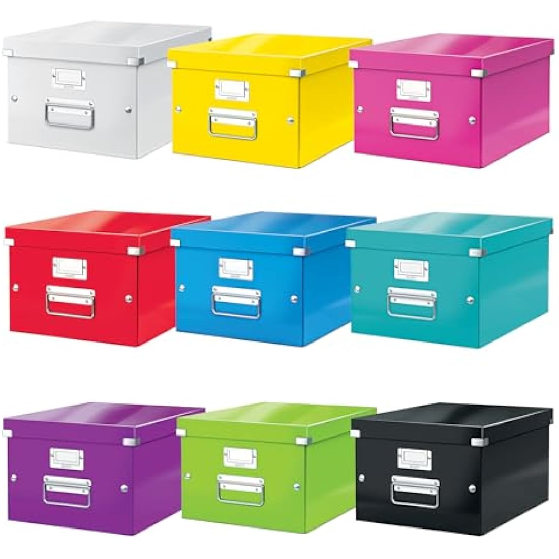 Leitz Click & Store A4 Storage Box – Foldable Green Document Organizer