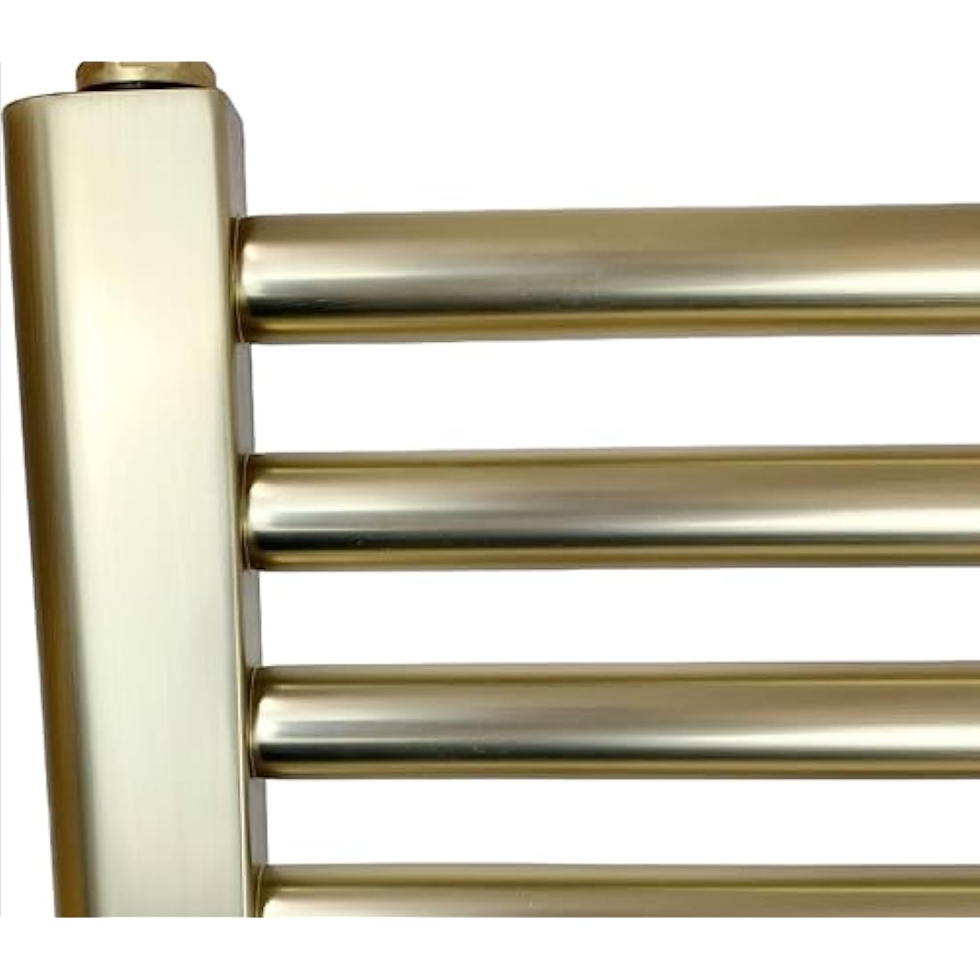 Greened House Brushed Brass Heated Towel Rail | 400mm x 800mm Radiator