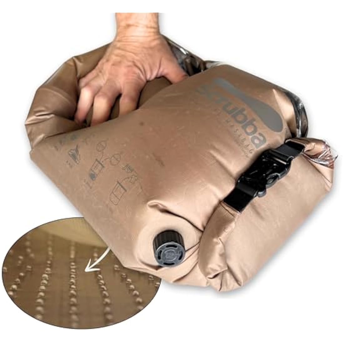 Scrubba Tactical Wash Bag – Portable Manual Washing Machine for Camping