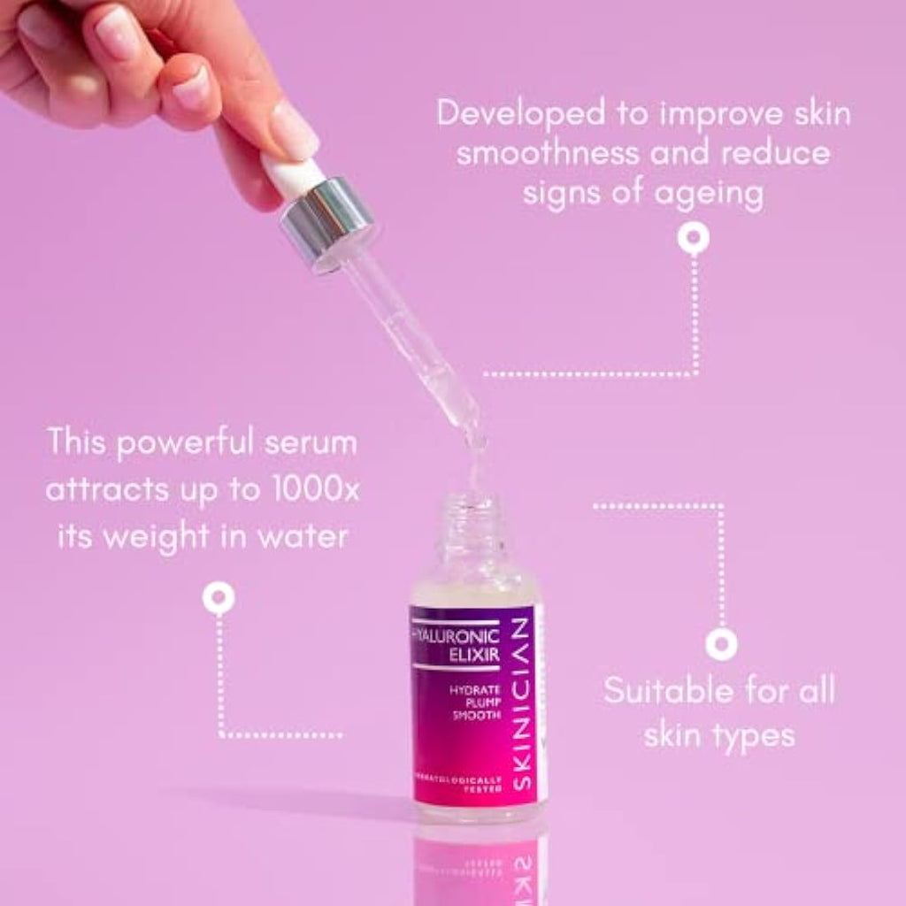SKINICIAN Multi-Molecular Hyaluronic Elixir | Plumping Hydration Serum