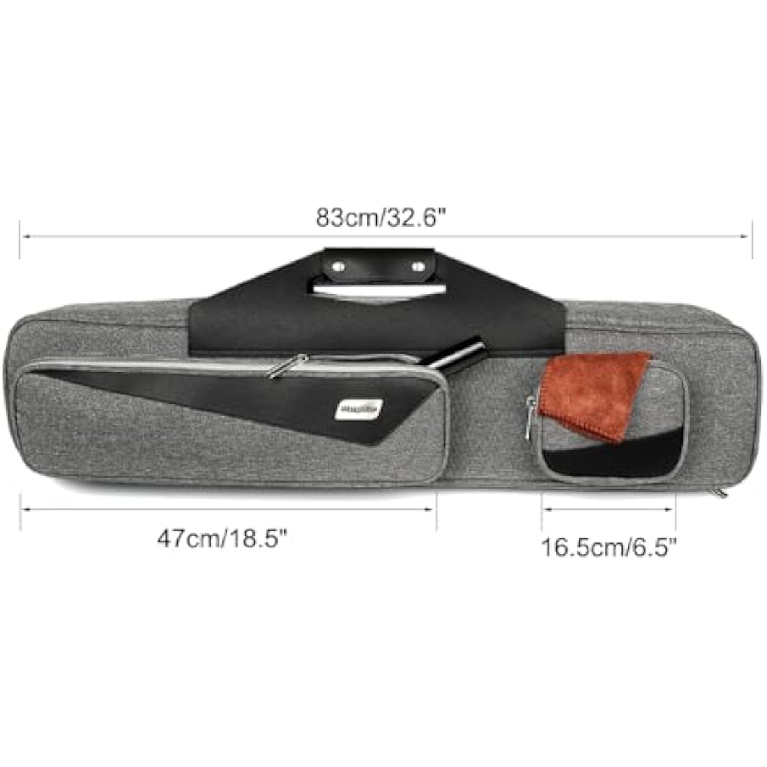 MangoRun 4x4 Pool Cue Case | Waterproof Oxford Billiard Bag