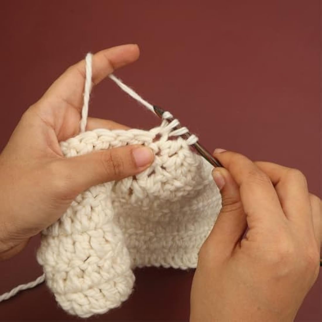 KnitPro Symfonie Tunisian Crochet Hook Set – Birch Wood (8 Sizes)