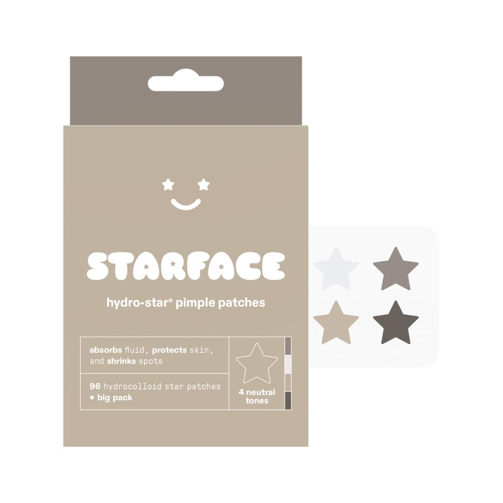 Starface Earth Star Hydrocolloid Pimple Patches - 96 Count Big Pack
