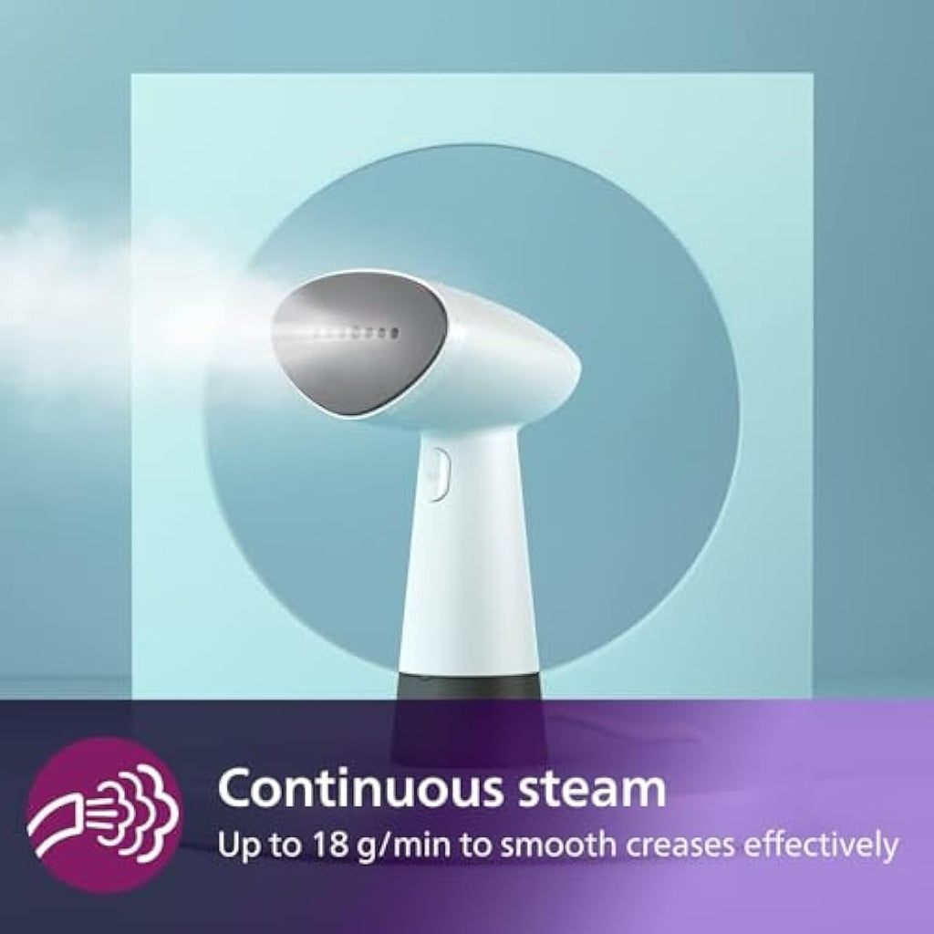 Philips 1000 Series Handheld Garment Steamer - Compact White (STH1010/10)