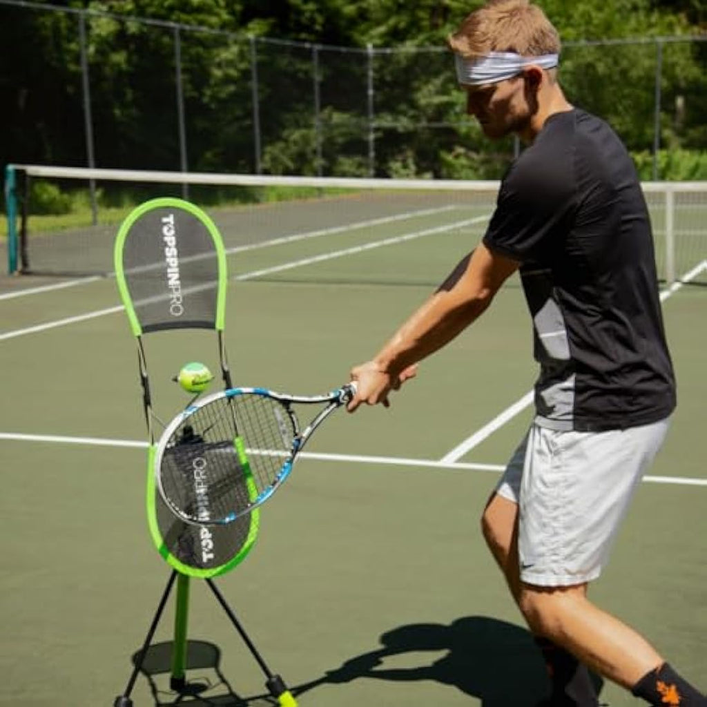 TopspinPro Tennis Training Aid – Adjustable Height Groundstroke Coach