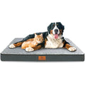 Gzvxuny Orthopedic Dog Bed – Waterproof Egg Crate Foam Pet Mat, Grey XL