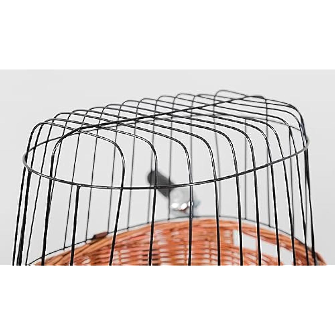 Trixie Willow Front Dog Bike Basket with Grid - Natural - 44x48x33cm