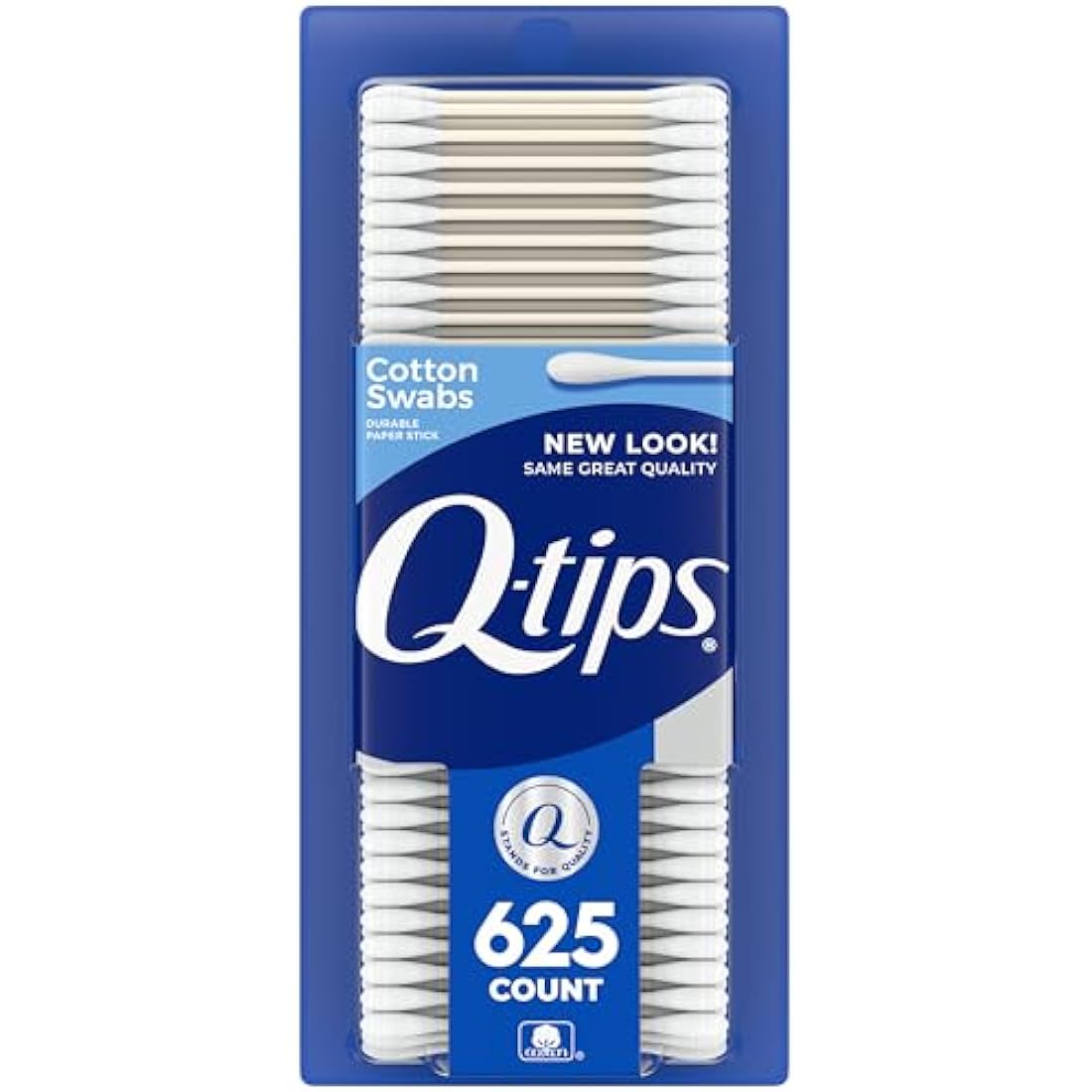 Q-Tips Cotton Swabs – 100% Pure Cotton Buds for Beauty & Hygiene, 625 Ct