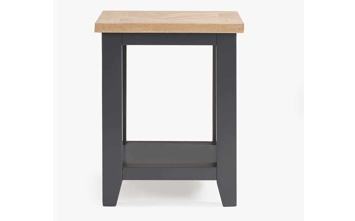 Julian Bowen Bordeaux Lamp Table, Dark Grey - image 2