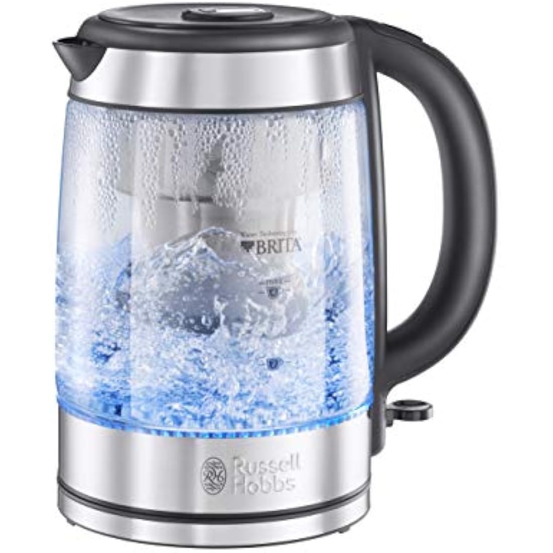 Russell Hobbs Brita Purity Glass Kettle | 1.5L Fast Boil Electric Kettle