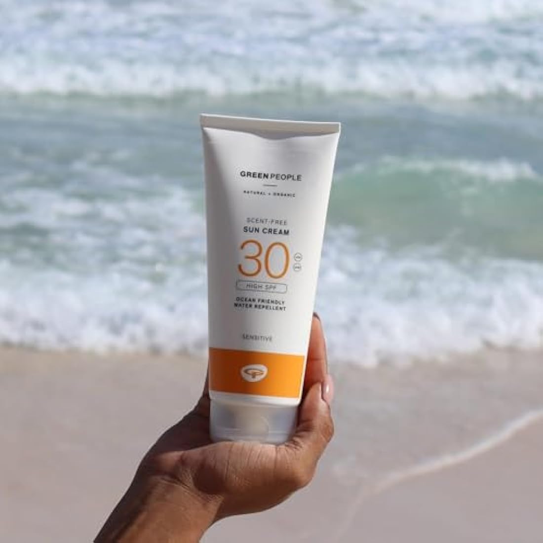 Green People Scent Free Sun Cream SPF30 – Organic Reef Safe Sunscreen 200ml