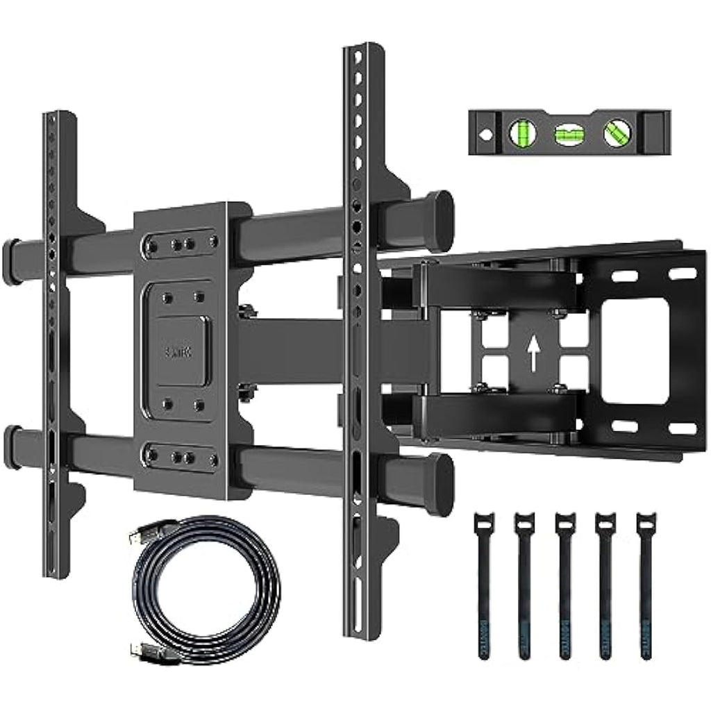 BONTEC Full Motion TV Wall Mount | 32-85 Inch Heavy Duty Swivel Bracket