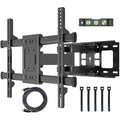 BONTEC Full Motion TV Wall Mount | 32-85 Inch Heavy Duty Swivel Bracket