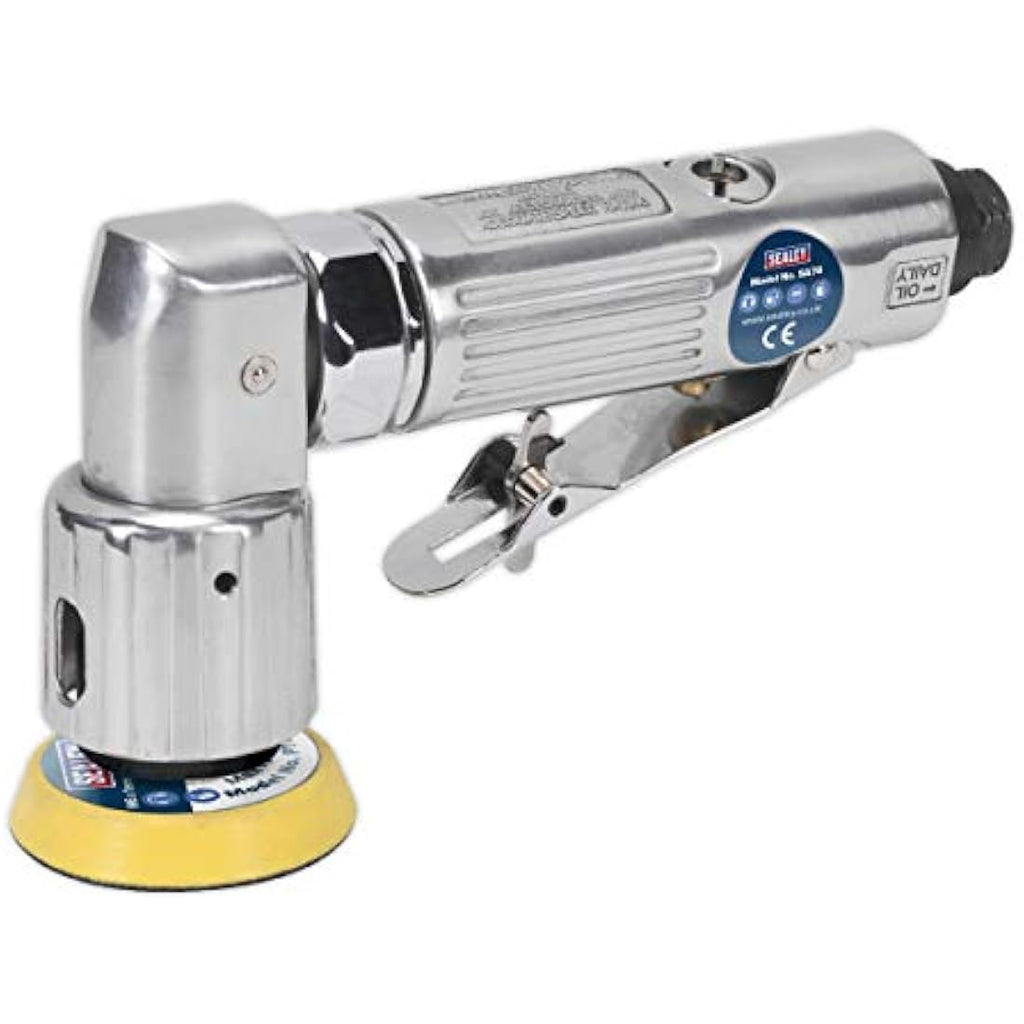 Sealey SA70 Mini Air Orbital Sander – 50mm Disc Lightweight Pneumatic Tool