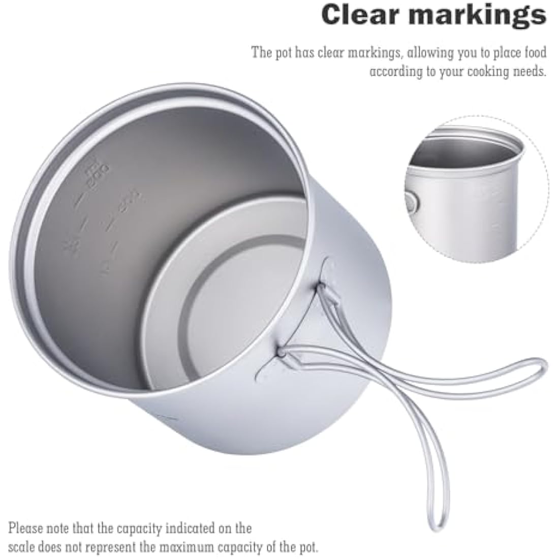 iBasingo Titanium Camping Cookware Set | Lightweight Outdoor Mess Kit