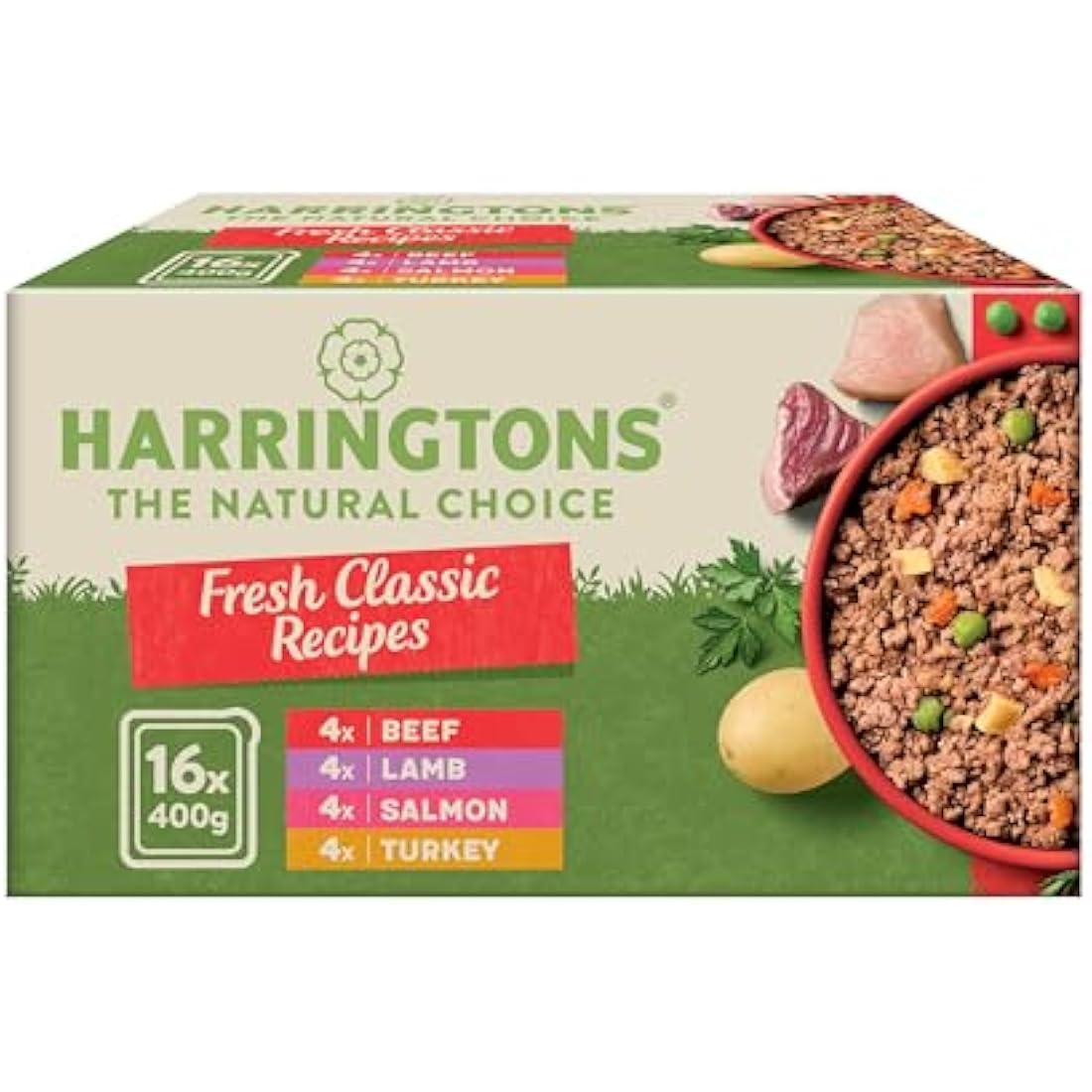 Harringtons Grain Free Wet Dog Food Bumper Pack - 16x400g Mixed