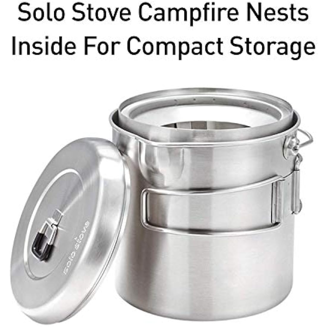 Solo Stove 2 & 3 Pot Set | Stainless Steel Backpacking Camping Cookware
