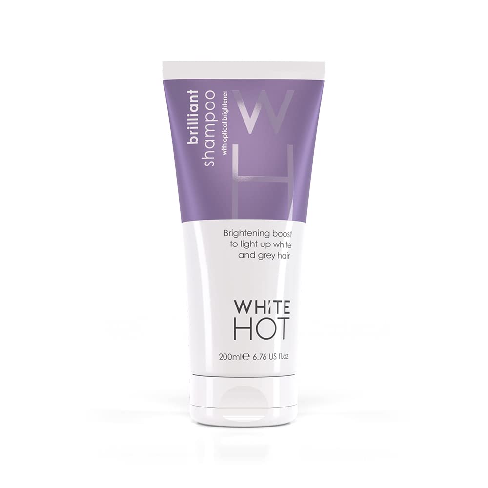 White Hot Brilliant Shampoo – Brightening Violet Formula for Grey Hair