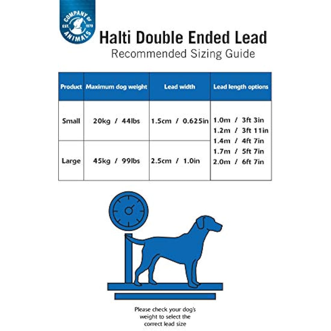 Halti Double-Ended Dog Lead | Reflective Neoprene Training Leash, Red, Small