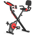 YYFITT Folding Exercise Bike – 16 Level Magnetic Resistance & Bands