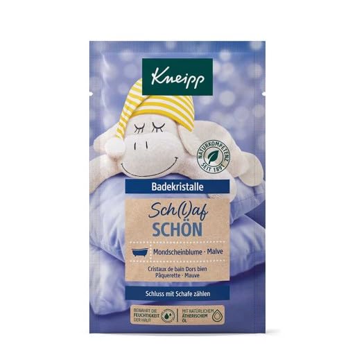 Kneipp Sleep Beautiful Bath Crystals – Moonlight Flower & Mallow, 12x60g
