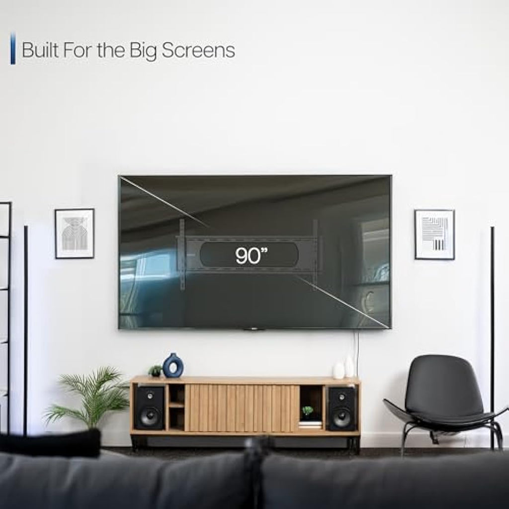 VIVO Heavy Duty TV Wall Mount | Fixed Low Profile for 43-90 inch Screens