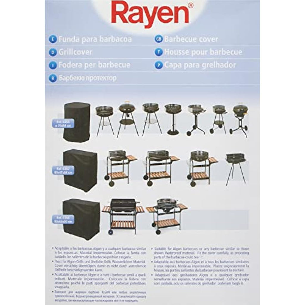 Rayen Rectangular Barbecue Protective Cover - Rustproof - 80 x 47 cm