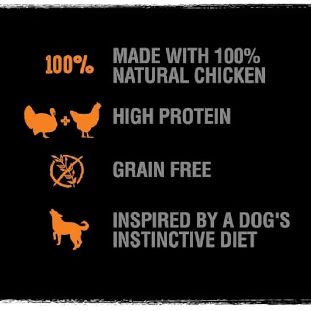 Crave Grain-Free High Protein Adult Dry Dog Food - Turkey & Chicken, 7kg