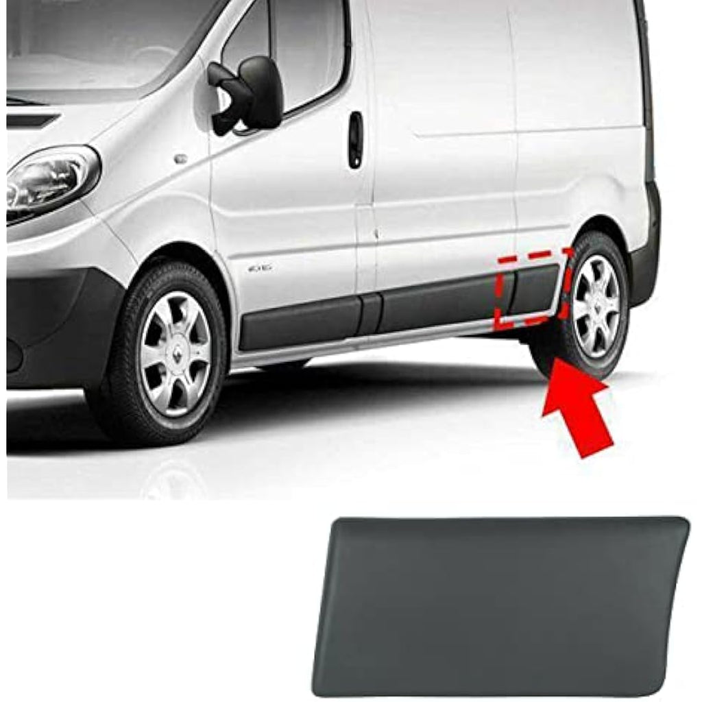 Jolof Store Rear Left Side Trim Moulding Panel for Vivaro Trafic LWB