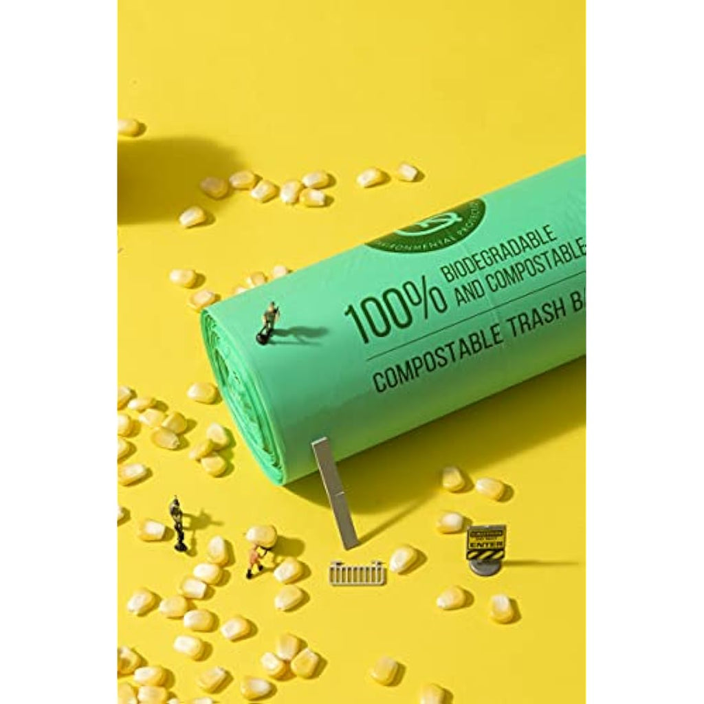 6L Compostable Bin Liners | 150 Biodegradable Waste Bags