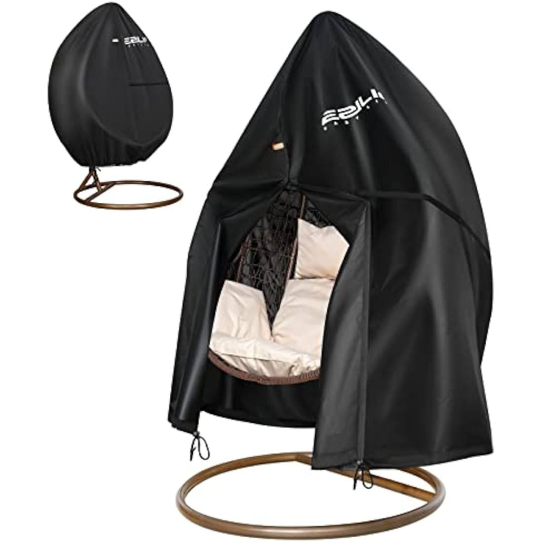 Ezilif Egg Chair Cover | 420D Heavy Duty Waterproof Hanging Swing Cover