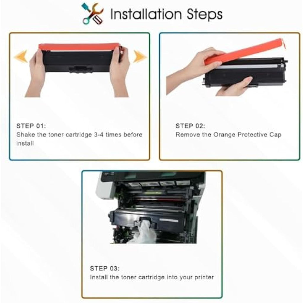 Cool Toner TN423 Compatible Cartridge for Brother HL-L8260CDW (4-Pack)