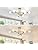 Modern Gold Sputnik Chandelier – 6-Light Industrial Ceiling Light