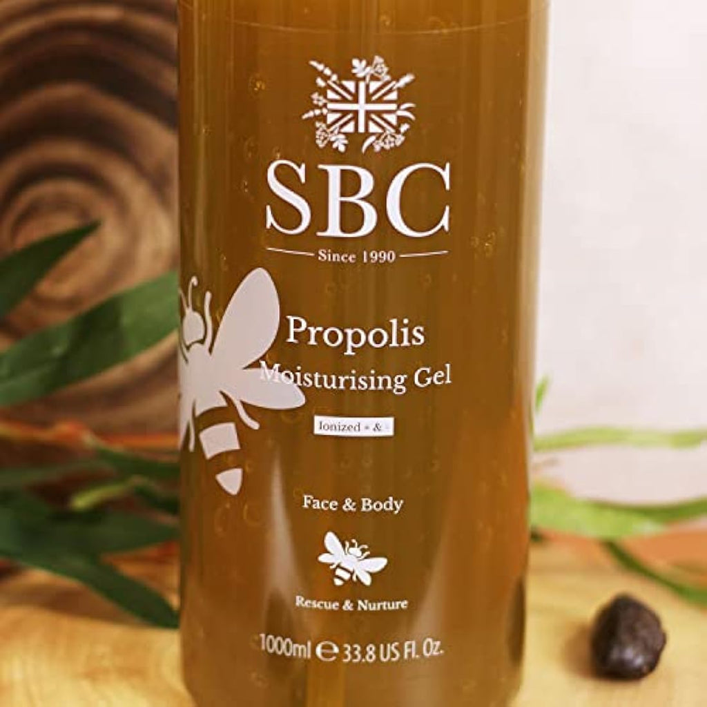 SBC Skincare Propolis Moisturising Gel – 1000ml Soothing Face & Body