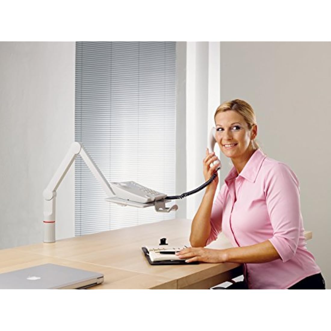 Novus TalkMaster 710 Telephone Swivel Arm | 2kg Capacity - Light Grey