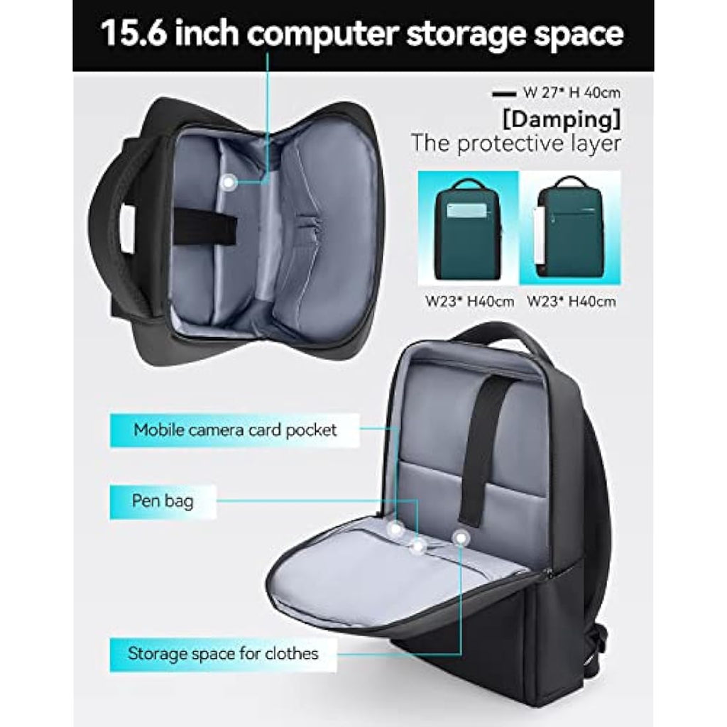 Mark Ryden Slim 15.6 Inch Laptop Backpack | Water-Resistant Business Bag