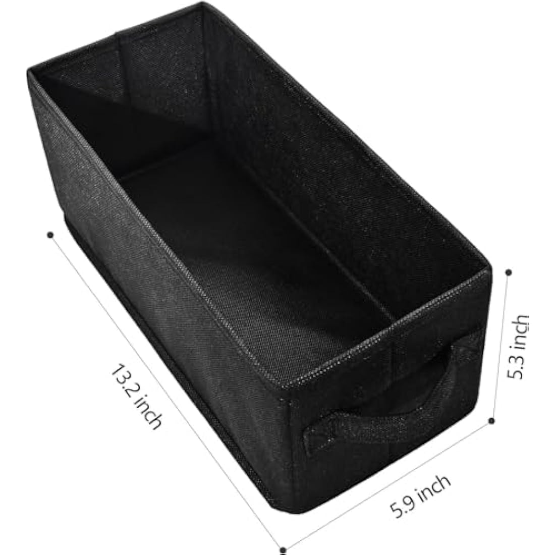 UENTIP CD Storage Boxes – Pack of 4 Stackable Media Organizers, Black