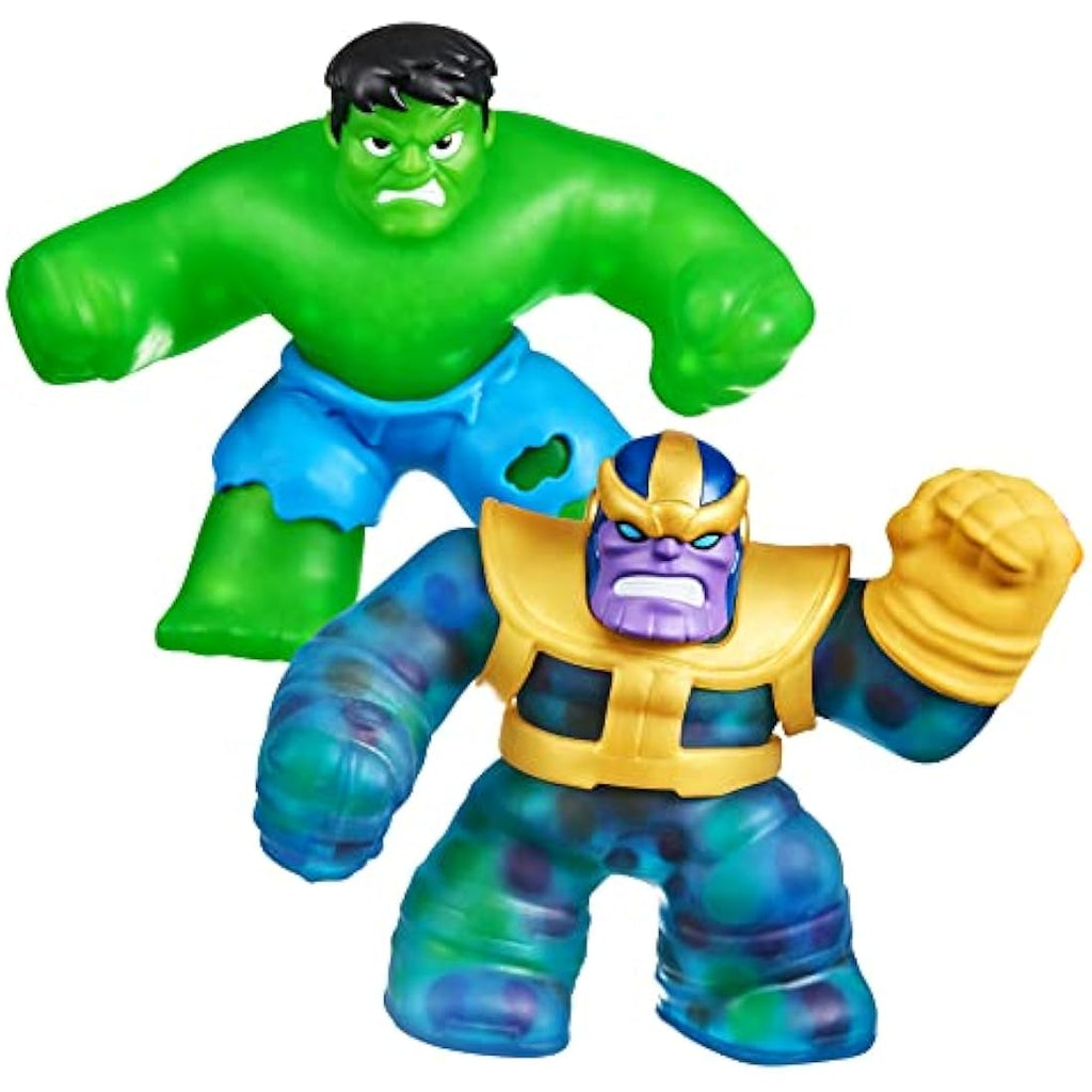Heroes of Goo Jit Zu Marvel Versus Pack – Hulk vs Thanos Action Figures