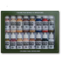 Vallejo Model Color Face & Skin Tones Acrylic Paint Set - 16 Pack